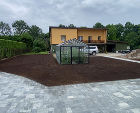 Trinkelių klojimas - Drenažo įrengimas - 1 Drenažo įrengimas - Trinkelių klojimas - 1