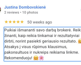 Profesionali pagalba parduodant ar nuomojant NT / Edita Linkelė / Darbų pavyzdys ID 4101907
