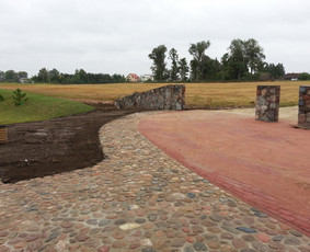 Trinkelių klojimas / Pagrindu ruošimas - Trinkelių klojimas - 1 Trinkelių klojimas - Trinkelių klojimas / Pagrindu ruošimas - 1