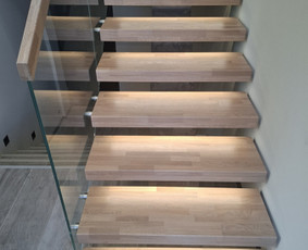 Vidaus apdailos darbai - Pokopa. Laiptų gamyba ir montavimas - 4