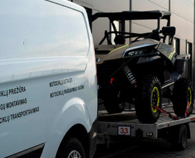 Krovinių pervežimas - Transportavimas su motociklų priekaba - 4