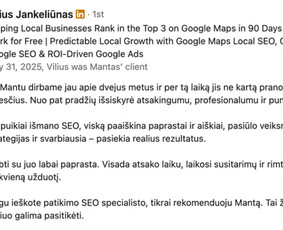 Seo, Ai Seo jūsų projektui. Nemokamas Seo/ai auditas / Mantas Tamošaitis / Darbų pavyzdys ID 4107586