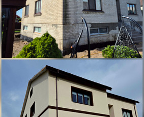 Fasadų šiltinimas, dekoras, klinkeris. Klaipėda - Pamatų šiltinimas - 2 Pamatų šiltinimas - Fasadų šiltinimas, dekoras, klinkeris. Klaipėda - 2