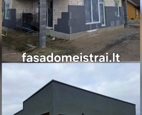 Fasadų šiltinimas, dekoras, klinkeris. Klaipėda - Pamatų šiltinimas - 1 Pamatų šiltinimas - Fasadų šiltinimas, dekoras, klinkeris. Klaipėda - 1