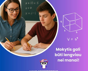 Matematikos korepetitorius gyvai arba nuotoliniu būdu! - Mokymai, kursai, kalbos - 1 Mokymai, kursai, kalbos - Matematikos korepetitorius gyvai arba nuotoliniu būdu! - 1