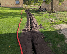 Žemės kasimas, lyginimas - Tranšėjų kasimas Kelmų šalinimas Medžio smulkinimas - 1