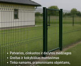 Įrengiame segmentines tvoras - Betoninės tvoros - 1 Betoninės tvoros - Įrengiame segmentines tvoras - 1