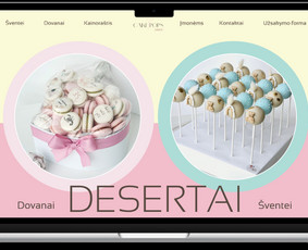 Svetainių dizainas (web design) - Grafinio dizaino darbai spaudai ir skaitmenai - 1