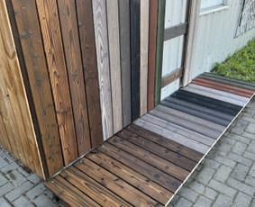 Dailylentės: degintos, šukuotos, alyvuotos. - Interjeras, baldai - 4 Interjeras, baldai - Dailylentės: degintos, šukuotos, alyvuotos. - 4