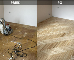 Medinių grindų, laiptų atnaujinimo darbai. - Vidaus apdailos darbai - 1 Vidaus apdailos darbai - Medinių grindų, laiptų atnaujinimo darbai. - 1