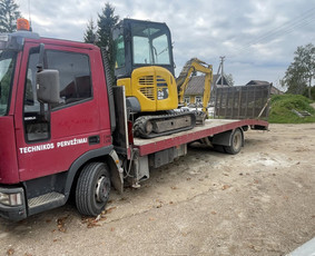 Mini ekskavatoriaus paslaugos, technikos pervežima - Žemės kasimas, lyginimas - 1 Žemės kasimas, lyginimas - Mini ekskavatoriaus paslaugos, technikos pervežima - 1