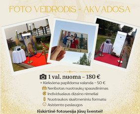 Foto veidrodis - Fotopaslaugos - 1 Fotopaslaugos - Foto veidrodis - 1
