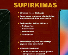 Techseina Skubus telefonų remontas Vilniuje! - Internetas, IT - 2 Internetas, IT - Techseina Skubus telefonų remontas Vilniuje! - 2