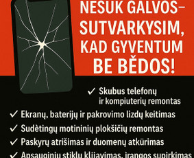 Techseina Skubus telefonų remontas Vilniuje! - Internetas, IT - 3 Internetas, IT - Techseina Skubus telefonų remontas Vilniuje! - 3