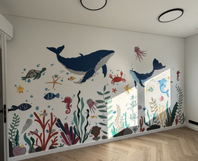 Piešimas/tapymas ant sienų, murals, piešimas ant stiklo / Samanta Lukauskaitė / Darbų pavyzdys ID 4117324