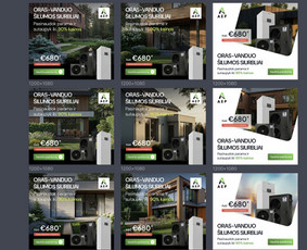 Saulės Elektrinės Šilumos Siurbliai Kondicionieriai Rekuper. / Saulės elektrinių įrengimas, UAB / Darbų pavyzdys ID 4119276