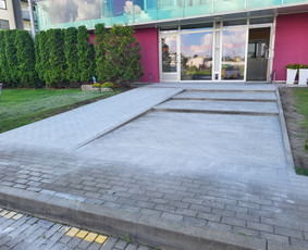 Aplinka, sodas - Trinkelių klojimas - 3