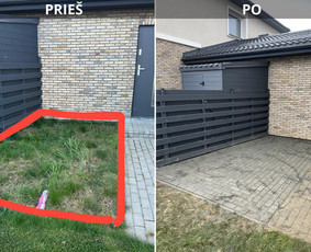 Trinkelių klojimas! Tvorų montavimas! / Vitalijus / Darbų pavyzdys ID 4120936