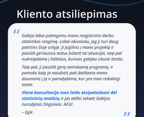 Referatai - Statistikos paslaugos mokslo darbams - 4