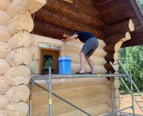 Rąstiniu namų sandarinimas / MB "Rastu restauracija" / Darbų pavyzdys ID 4122012