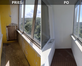 Apdaila namams - Balkono remontas - 4 Balkono remontas - Apdaila namams - 4