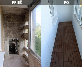 Apdaila namams - Balkono remontas - 2 Balkono remontas - Apdaila namams - 2