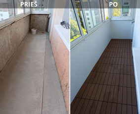 Apdaila namams - Balkono remontas - 1 Balkono remontas - Apdaila namams - 1