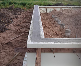 Pamatų įrengimas, indždinerinių tinklų montavimas, drono fot / EGIDA / Darbų pavyzdys ID 4123408