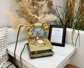 Audio palinkėjimų knyga - Retro telefonas - Šventinės įrangos nuoma - 1 Šventinės įrangos nuoma - Audio palinkėjimų knyga - Retro telefonas - 1