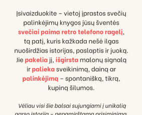 Audio palinkėjimų knyga - Retro telefonas / Retro telefonas / Darbų pavyzdys ID 4123616