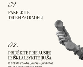 Audio palinkėjimų knyga - Retro telefonas / Retro telefonas / Darbų pavyzdys ID 4123620
