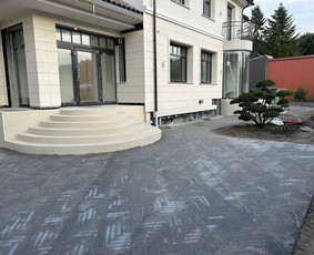 Trinkelių klojimas,vejos laistymo įrengimas,gerbuvio darbai / MB KLOTEKA / Darbų pavyzdys ID 4124100