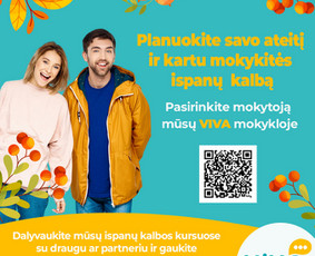 Ispanų kalbos kursai suaugusiems, vaikams ir paaugliams - Mokymai, kursai, kalbos - 1 Mokymai, kursai, kalbos - Ispanų kalbos kursai suaugusiems, vaikams ir paaugliams - 1