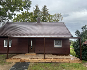 Terasos, aliuminio stoginės, stiklinimas, tvorų įrengimas. / Edgaras / Darbų pavyzdys ID 4126712