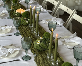 Vazų ir žvakidžių nuoma - Dekoruojame vestuves, krik&scaron;tynas, jubiliejus, mergvakarius - 4