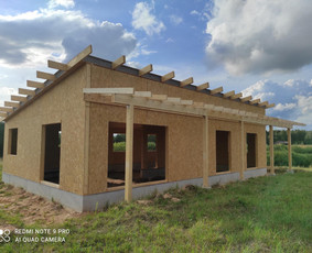 Statybos, apdaila - Sip skydinių namų statyba - 1