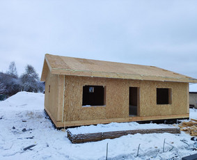 Statybos, apdaila - Sip skydinių namų statyba - 2