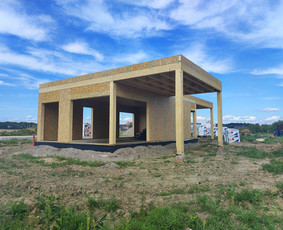 Statybos, apdaila - Sip skydinių namų statyba - 4