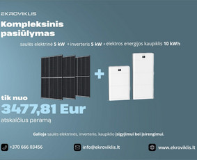 Įkrovimo stotelės elektromobiliui - Alternatyvi energija - 1 Alternatyvi energija - Įkrovimo stotelės elektromobiliui - 1