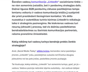 Creative Copywriter & Brand Storyteller - Straipsnių rašymas - 2 Straipsnių rašymas - Creative Copywriter & Brand Storyteller - 2