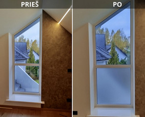 Matinė plėvelė privatumui.
