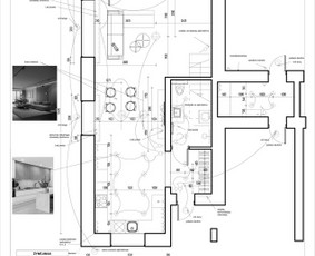 Techninių brėžinių braižymas - Interjero techniniai brėžiniai (baldų išdėstymo, apšvietimo) - 2
