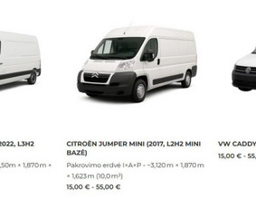 Mikroautobusų nuoma - Krovininių mikroautobusų nuoma. - 4