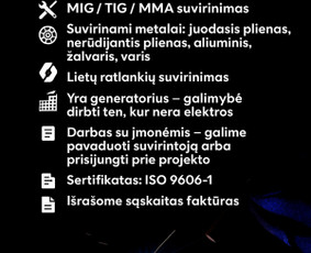Mobilus suvirinimas - Suvirinimo defektų taisymas - 1 Suvirinimo defektų taisymas - Mobilus suvirinimas - 1