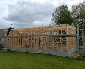 Karkasinių pastatų statyba ,stogai , renovacija. / Jonas Sviglinskas / Darbų pavyzdys ID 4139240