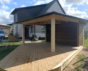 Karkasinių pastatų statyba ,stogai , renovacija. / Jonas Sviglinskas / Darbų pavyzdys ID 4139254