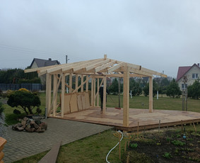 Karkasinių pastatų statyba ,stogai , renovacija. / Jonas Sviglinskas / Darbų pavyzdys ID 4139260