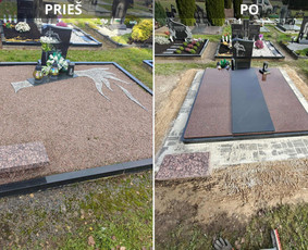 Paminklai, kapų tvarkymas, restauracija kapų. - Paminklai kapams, antkapiai - 3 Paminklai kapams, antkapiai - Paminklai, kapų tvarkymas, restauracija kapų. - 3