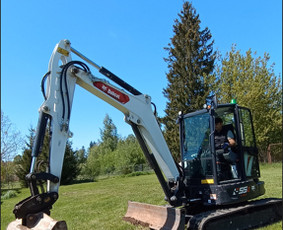 Aikštelių ir kelių įrengimas, technikos nuoma, žemės kasimo - Mini ekskavatoriaus nuoma - 2 Mini ekskavatoriaus nuoma - Aikštelių ir kelių įrengimas, technikos nuoma, žemės kasimo - 2