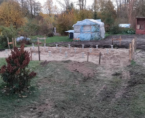 Pamatų įrengimas, indždinerinių tinklų montavimas, drono fot / EGIDA / Darbų pavyzdys ID 4140388